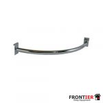 Gridwall Quarter Circle Hang Rail - Chrome - FR-R418
