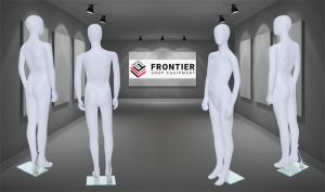 Child Egg-Head Mannequin in White 160cm FR-R339. Perfect for window displays or instore merchandising