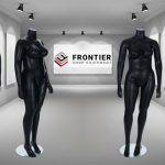 r344B female black mannequin