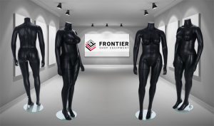 r344B female black mannequin