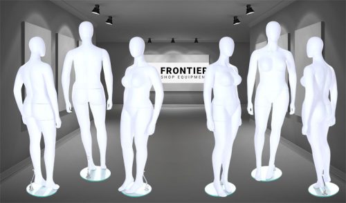 r349 female white mannequin