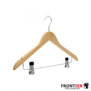 43cm Square Top Wooden Shaped Hanger FR-R1018