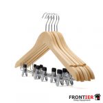 Shaped Suit Hanger with Clips FR-R1019 x 100
