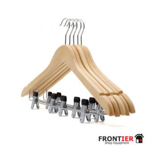 Shaped Suit Hanger with Clips FR-R1020 x 100