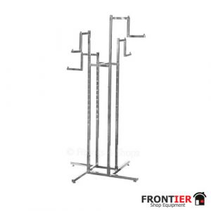 Adjustable 4 Arm Rail - Stepped Arms - Chrome - FR-R105