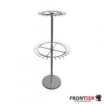 Two Tier Revolving Tie/ Belt Rail - Chrome - FR-R122
