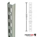 Twin Slot Chrome Upright 2426mm FR-R1321