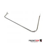 Twin Slot Chrome Oblique Rail FR-R1322