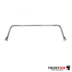 Twin Slot Chrome 'D' Rail 600mm FR-R1324A