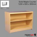 Shop Counter Maple 1200x600x900mm FR-R1502