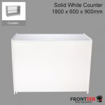 Shop Counter White 1800x600x900mm FR-R1503
