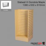Slatted Gondola H Shape Small Maple 1380x630x610mm FR-R1524