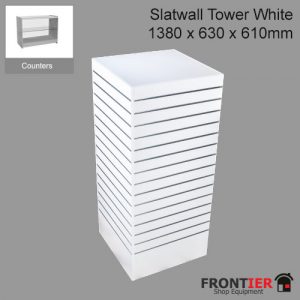 Slatted Gondola Tower White 1380x630x610mm FR-R1527