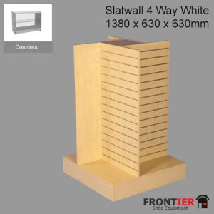 Slatted Gondola 4 Way Maple 1380x630x630mm FR-R1530