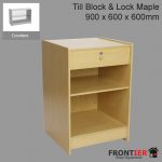 Till Block Counter & Lock Maple 900x600x600mm FR-R1534A