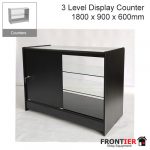 Shop Counter Black 1800x600x900mm FR-R1546
