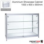 Glass Display Showcase Aluminium 1000x600x900mm FR-R1555A