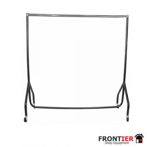Heavy Duty Clothes Rail 4' Black - FR-R1-4B