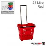 Shopping Trolley Basket Red 31 Litre FR-R220
