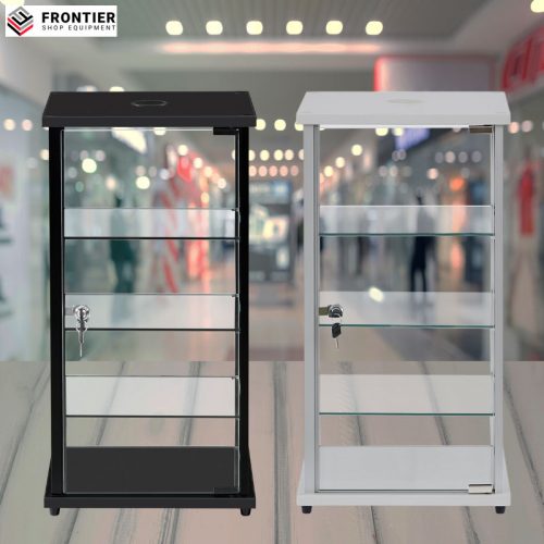 Counter Top Display Case Silver with LED Lighting - FR-R2504S - Image 3