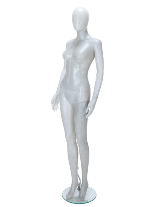 r345 female salt & pepper mannequin