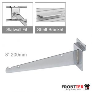 Slatwall Wood Shelf Bracket 200mm  FR-R513