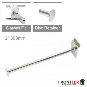 Slatwall Straight Arm 300mm with Disc FR-R523
