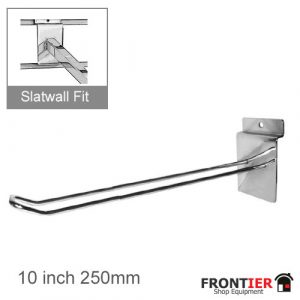 Slatwall Looped Euro Hook 250mm   FR-R530A