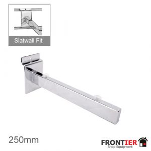 Slatwall 250mm Glass Shelf Bracket FR-R543
