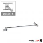 4x Hanging 'D' Rail  Glass Shelf Support Arms FR-R546B