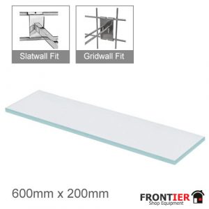 Glass Shelf 600mm x 200mm FR-R762