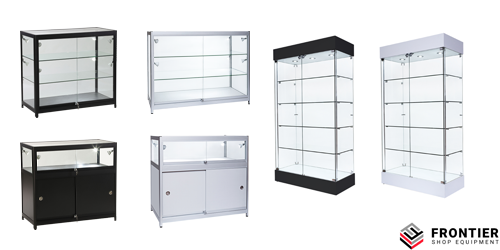 aluminium display and show cases from Frontier