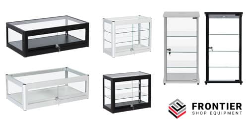 counter top display cases