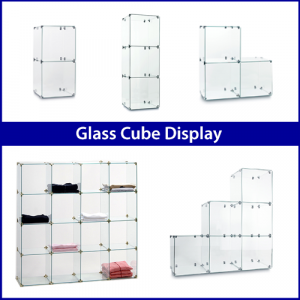 Glass Cube Modular Display Units