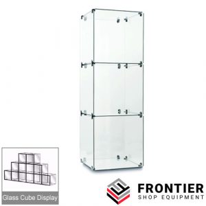 Glass Cube Display 300mm x 300mm (3 Column x Cube Kit)