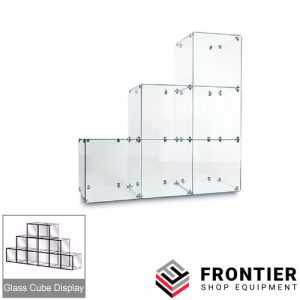 Glass Cube Display 300mm x 300mm (6 Step x Cube Kit)