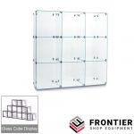 Glass Cube Display 300mm x 300mm (9 Square x Cube Kit)