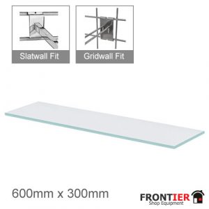Glass Shelf 600mm x 300mm FR-R764