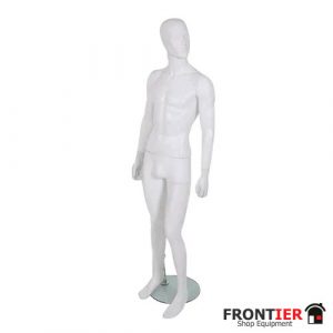Male  White Mannequin with Facial Features FR-R328