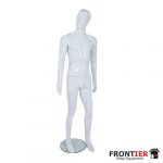 Male Gloss White Mannequin with Facial Features FR-R330