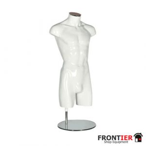 Male White 3/4 Mannequin FR-R375