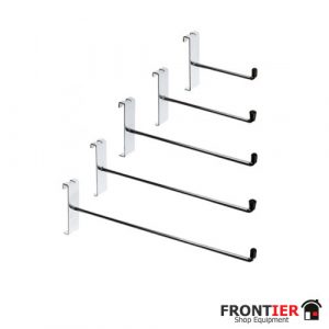Single Prong/Hook Display Arm for Gridwall Panels  - 4 Inch / 100mm FR-R412