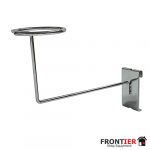 Gridwall Millinery Arm - Chrome - FR-R417