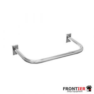 Gridwall U Shape Hang Rail - Chrome - FR-R419