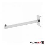 Gridwall 12 Inch Straight Arm - Square - Chrome - FR-R424