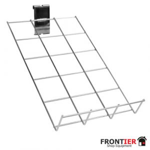 Gridwall Shirt Easel - Chrome - FR-R434