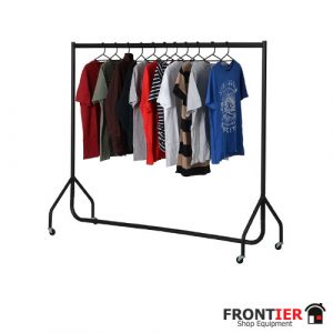 Heavy Duty Clothes Rail 5' Black - FR-R1-5B