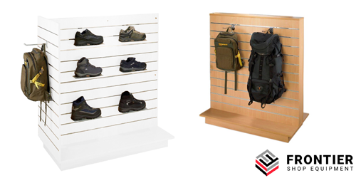 Slatwall Gondola displays and stands