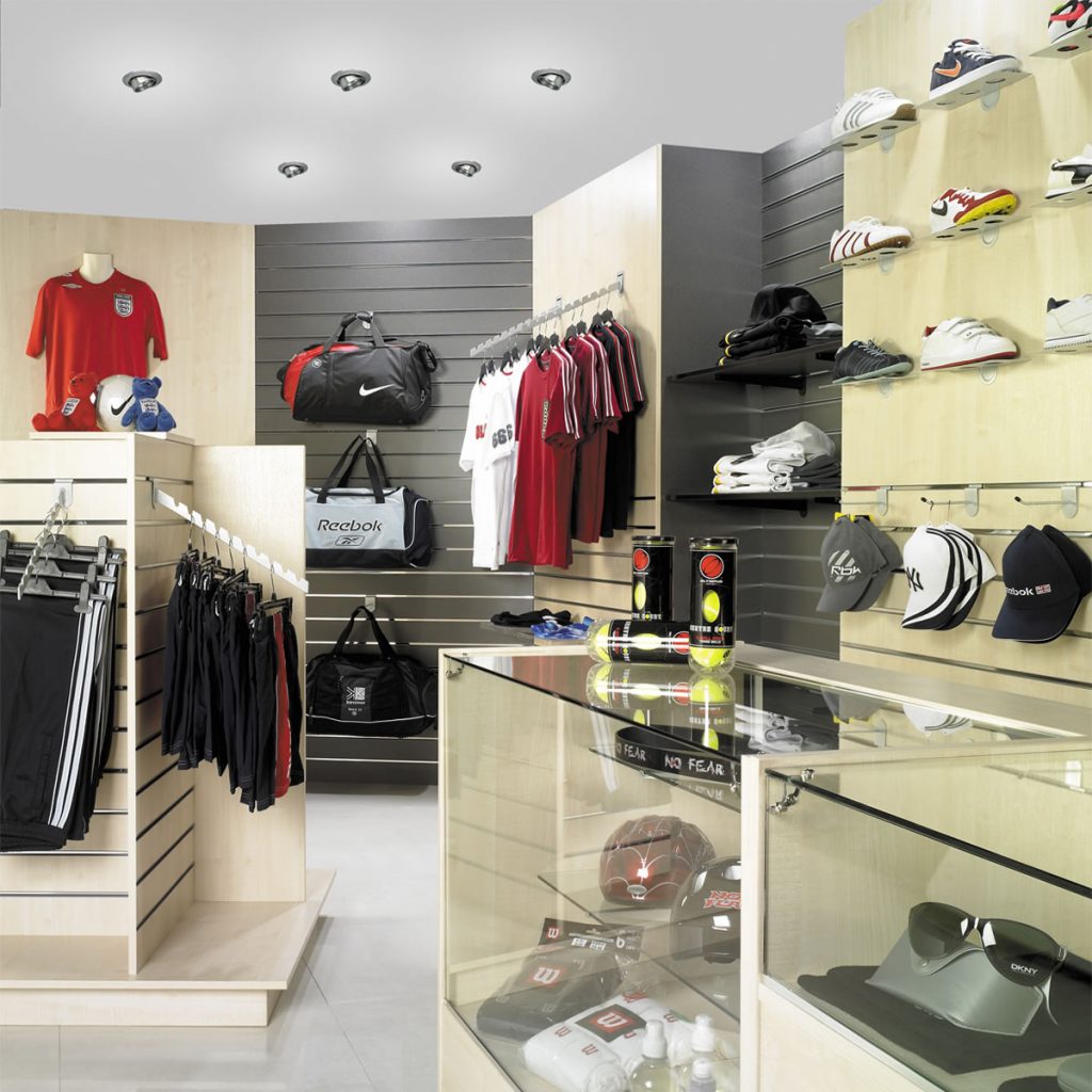 retail slatwall panel shop layout drom frontier
