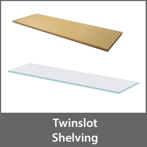 Twinslot Shelving